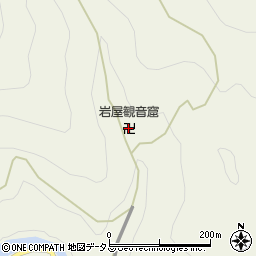 岩屋観音窟周辺の地図