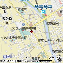 香川県仲多度郡琴平町669-2周辺の地図