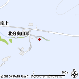 山口県美祢市大嶺町北分1477-1周辺の地図