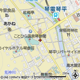香川県仲多度郡琴平町669-12周辺の地図
