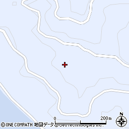 岡村島周辺の地図