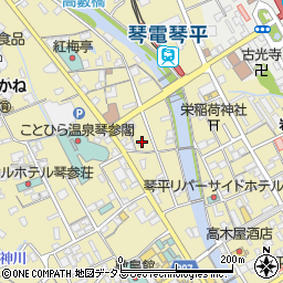 香川県仲多度郡琴平町653周辺の地図