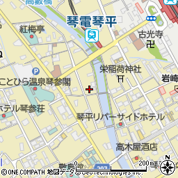 香川県仲多度郡琴平町594周辺の地図