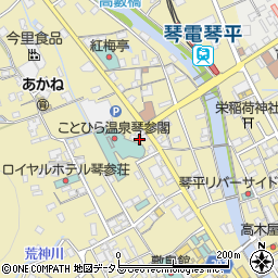 香川県仲多度郡琴平町669-23周辺の地図