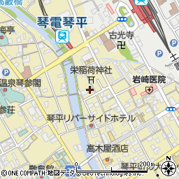 香川県仲多度郡琴平町264-13周辺の地図