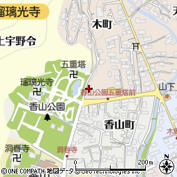 香山公園トイレ１周辺の地図