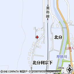 山口県美祢市大嶺町北分771周辺の地図