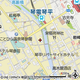 香川県仲多度郡琴平町592周辺の地図