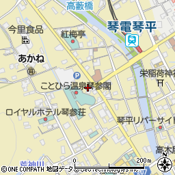 香川県仲多度郡琴平町669-22周辺の地図