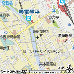 香川県仲多度郡琴平町266-16周辺の地図