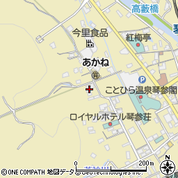 香川県仲多度郡琴平町873周辺の地図