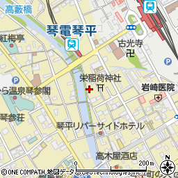 香川県仲多度郡琴平町266周辺の地図