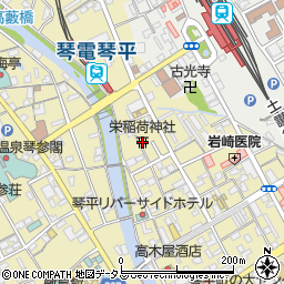 栄稲荷神社周辺の地図