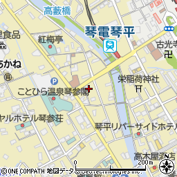 香川県仲多度郡琴平町655周辺の地図