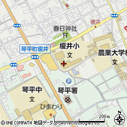 琴平町立榎井小学校周辺の地図
