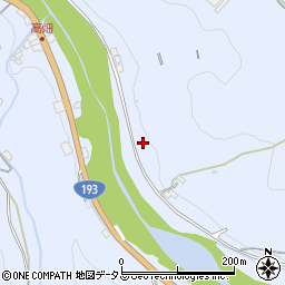 香川県高松市塩江町安原下第１号613周辺の地図
