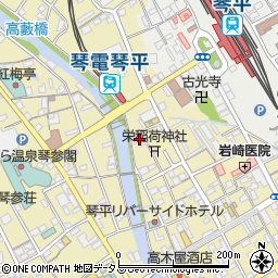 香川県仲多度郡琴平町267周辺の地図