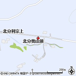 山口県美祢市大嶺町北分奥山瀬1468-1周辺の地図