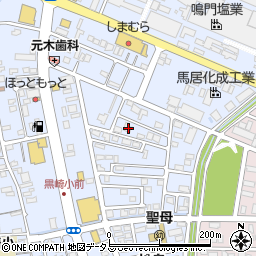 徳島県鳴門市撫養町黒崎松島302周辺の地図