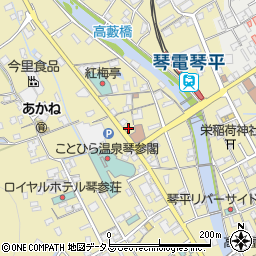 香川県仲多度郡琴平町664周辺の地図