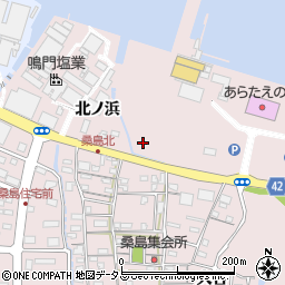 徳島県鳴門市撫養町大桑島北ノ浜10周辺の地図