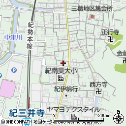 和歌山県和歌山市三葛155周辺の地図
