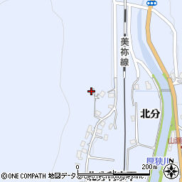 山口県美祢市大嶺町北分786周辺の地図