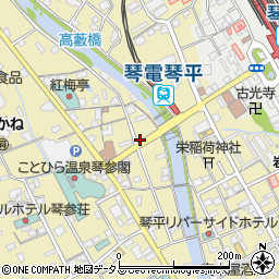 香川県仲多度郡琴平町586周辺の地図
