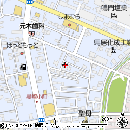 徳島県鳴門市撫養町黒崎松島304周辺の地図