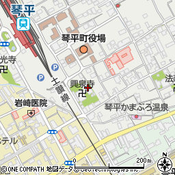 興泉寺周辺の地図