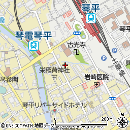 香川県仲多度郡琴平町303周辺の地図