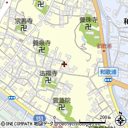 和歌山県和歌山市和歌浦中周辺の地図