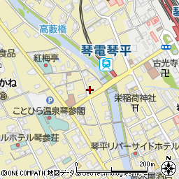 香川県仲多度郡琴平町584周辺の地図