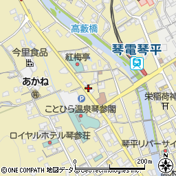 香川県仲多度郡琴平町671周辺の地図