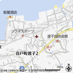 広島県呉市音戸町渡子周辺の地図