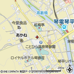 香川県仲多度郡琴平町511-2周辺の地図