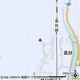 山口県美祢市大嶺町北分785周辺の地図