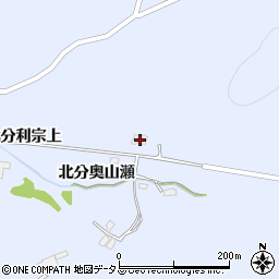 山口県美祢市大嶺町北分1470周辺の地図