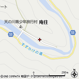 奈良県吉野郡天川村庵住97周辺の地図
