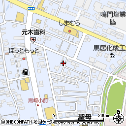 徳島県鳴門市撫養町黒崎松島318周辺の地図