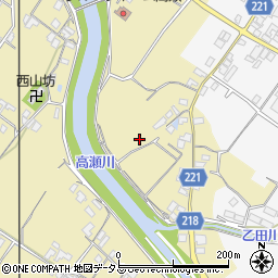香川県三豊市高瀬町新名周辺の地図