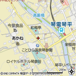 香川県仲多度郡琴平町569-5周辺の地図