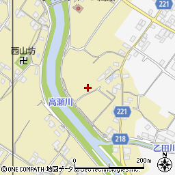 香川県三豊市高瀬町新名周辺の地図