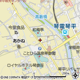 香川県仲多度郡琴平町569-7周辺の地図