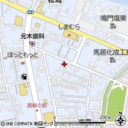徳島県鳴門市撫養町黒崎松島316周辺の地図