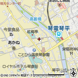香川県仲多度郡琴平町568周辺の地図