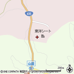 株式会社東洋シート　秋芳工場周辺の地図
