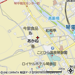 香川県仲多度郡琴平町513-1周辺の地図