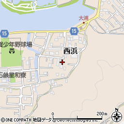 和歌山県和歌山市西浜1086-2周辺の地図