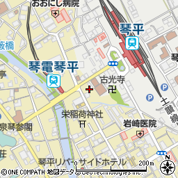 香川県仲多度郡琴平町318周辺の地図